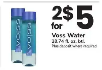 Safeway Voss Water offer