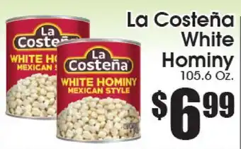 Supremo Foods Inc La Costeña White Hominy offer