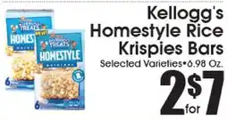 Supremo Foods Inc Kellogg's Homestyle Rice Krispies Bars offer