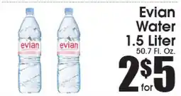 Supremo Foods Inc Evian Water offer