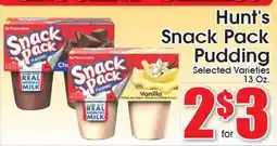 Supremo Foods Inc Hunt's Snack Pack Pudding offer