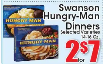 Supremo Foods Inc Swanson Hungry-Man Dinners offer