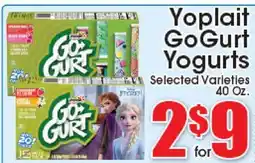Supremo Foods Inc Yoplait GoGurt Yogurts offer
