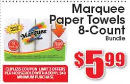 Supremo Foods Inc Marquee Paper Towels offer