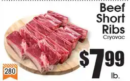 Supremo Foods Inc Beef Short Ribs offer