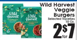 Supremo Foods Inc Wild Harvest Veggie Burgers offer