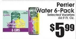 Supremo Foods Inc Perrier Water 6-Pack offer