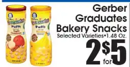 Supremo Foods Inc Gerber Graduates Bakery Snacks offer