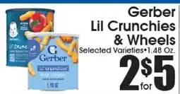 Supremo Foods Inc Gerber Lil Crunchies & Wheels offer