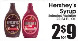 Supremo Foods Inc Hershey's Syrup offer