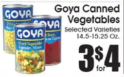 Supremo Foods Inc Goya Canned Vegetables offer