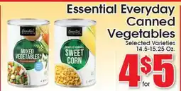 Supremo Foods Inc Essential Everyday Canned Vegetables offer