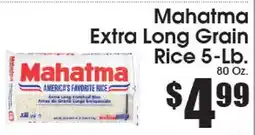 Supremo Foods Inc Mahatma Extra Long Grain Rice offer