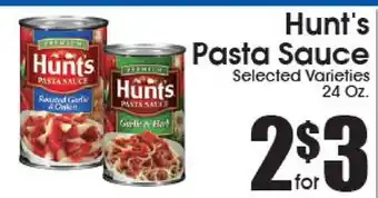 Supremo Foods Inc Hunt's Pasta Sauce offer