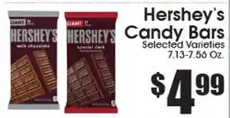 Supremo Foods Inc Hershey's Candy Bars offer