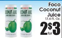 Supremo Foods Inc Foco Coconut Juice offer