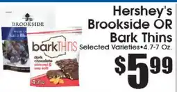 Supremo Foods Inc Hershey's Brookside OR Bark Thins offer