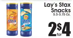 Supremo Foods Inc Lay's Stax Snacks offer