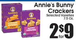 Supremo Foods Inc Annie's Bunny Crackers offer
