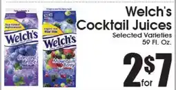 Supremo Foods Inc Welch's Cocktail Juices offer