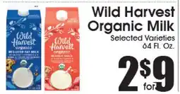 Supremo Foods Inc Wild Harvest Organic Milk offer