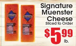 Supremo Foods Inc Signature Muenster Cheese offer