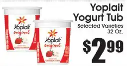 Supremo Foods Inc Yoplait Yogurt Tub offer