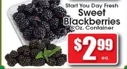 Supremo Foods Inc Sweet Blackberries offer