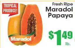 Supremo Foods Inc Fresh Ripe Maradol Papaya offer