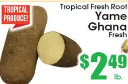 Supremo Foods Inc Tropical Fresh Root Yame Ghana offer