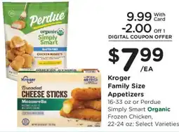 Kroger Kroger Family Size Appetizers offer