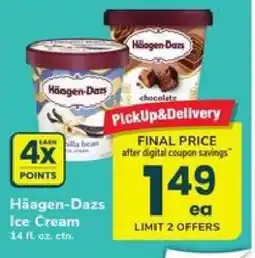 Safeway Häagen Dazs Ice Cream offer
