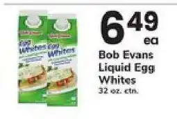 Safeway Bob Evans Liquid Egg Whites offer