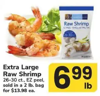 Safeway Extra Large Raw Shrimp offer