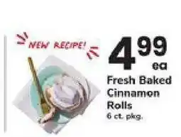 Safeway Fresh Baked Cinnamon Rolls offer
