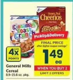 Safeway General Mills Cereal offer