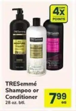 Safeway Tresemme Shampoo or Conditioner offer