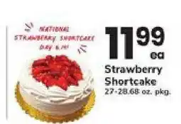 Safeway Strawberry Shortcake offer
