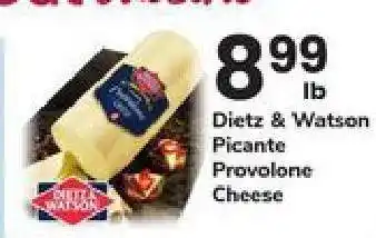 Safeway Dietz & Watson Picante Provolone Cheese offer