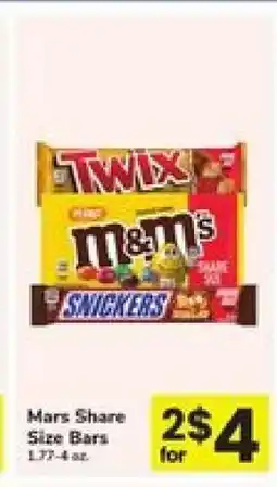 Safeway Mars Share Size Bars offer