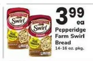 Safeway Pepperidge Farm Swirl Bread offer