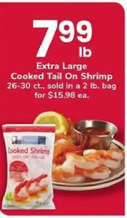 Safeway Extra Large Cooked Tail On Shrimp offer