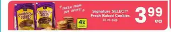 Safeway Signature SELECT Fresh Baked Cookies offer