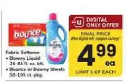 Safeway Fabric Softener offer
