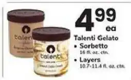 Safeway Talenti Gelato offer
