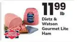 Safeway Dietz & Watson Gourmet Lite Ham offer