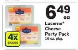 Safeway Lucerne Cheese Party Pack offer