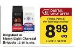 Safeway Kingsford or Match Light Charcoal Briquets offer