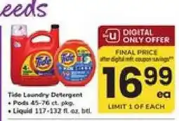 Safeway Tide Laundry Detergent offer