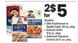 Safeway Quaker Products offer
